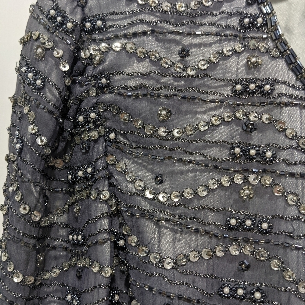 Cassandra Stone | Silk Beaded Jacket - Picture 7 of 9